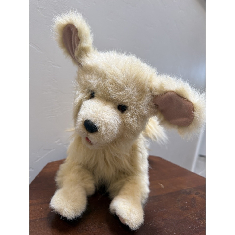 Vintage 2004 Tiger FurReal 13" Scamps My Playful Pup Interactive Toy Dog WORKS!